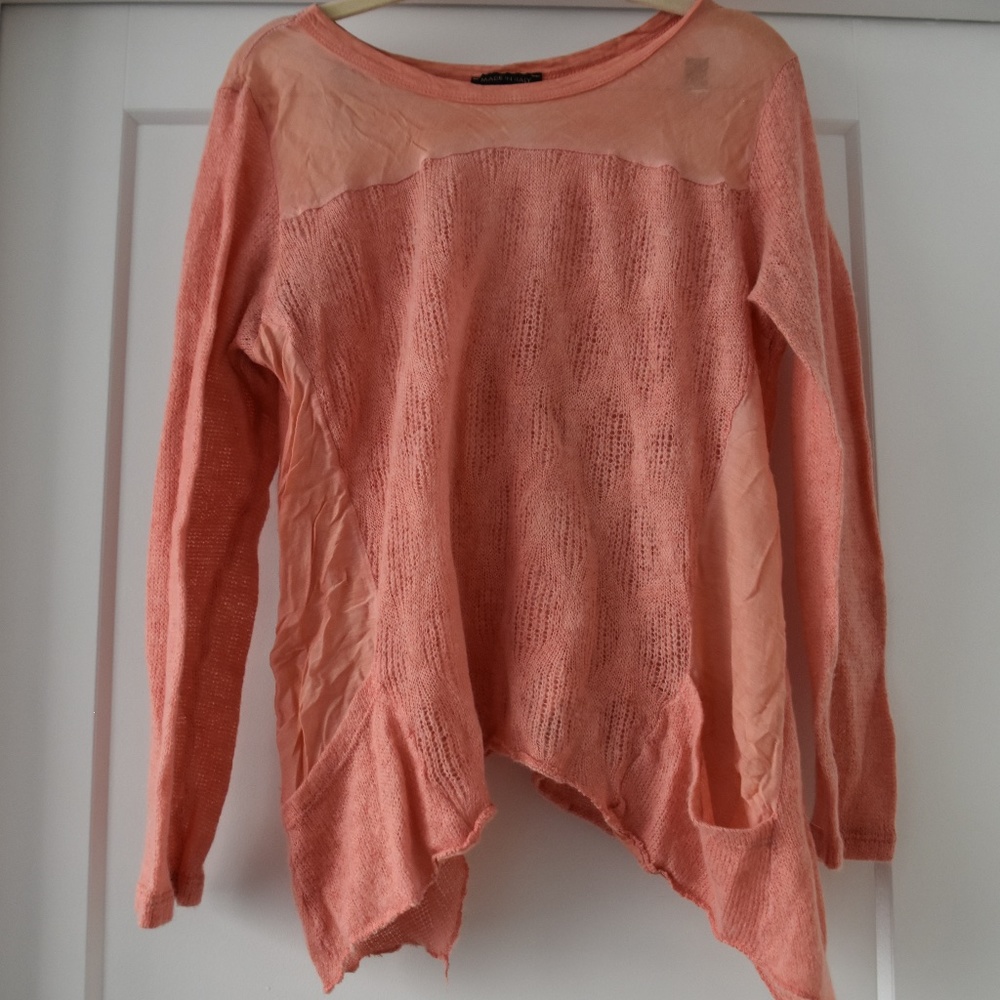orange sweater